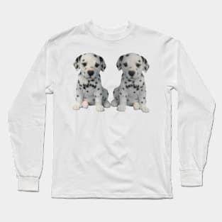 Dalmatian Puppies Long Sleeve T-Shirt